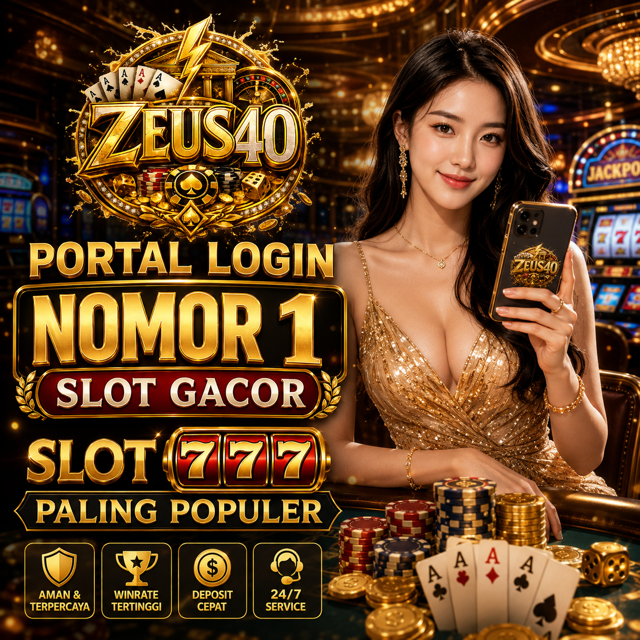 ZEUS40 Portal Login Nomor 1 Slot Gacor dan Slot777 Paling Populer